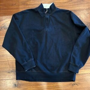 Orvis signature 1856 quarter zip navy XL sweat shirt.
